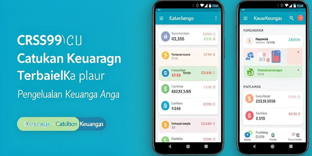 Tampilan antarmuka CRS99 yang user-friendly dan fungsional untuk catatan keuangan.