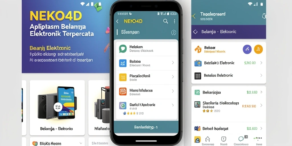 Tampilan antarmuka aplikasi NEKO4D yang modern dan fungsional.